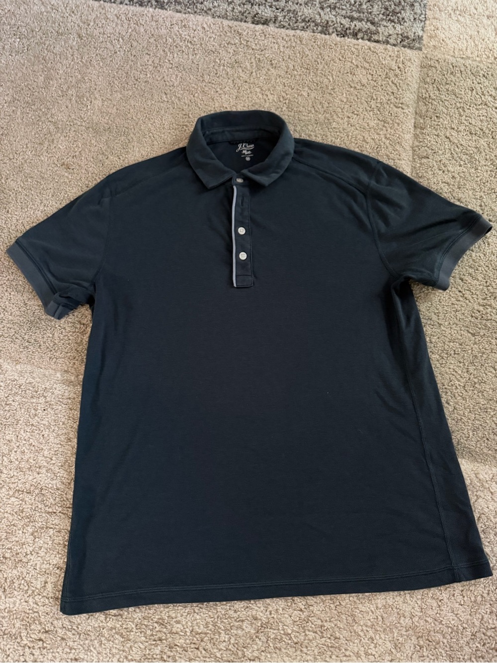 J.Crew Men’s Polo Shirt Bundle Medium Garment Dyed Indigo Knit Goods Lot of 4
